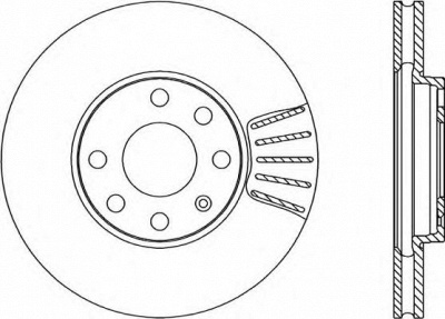 OPEN PARTS bdr180720 -  Тормозной диск